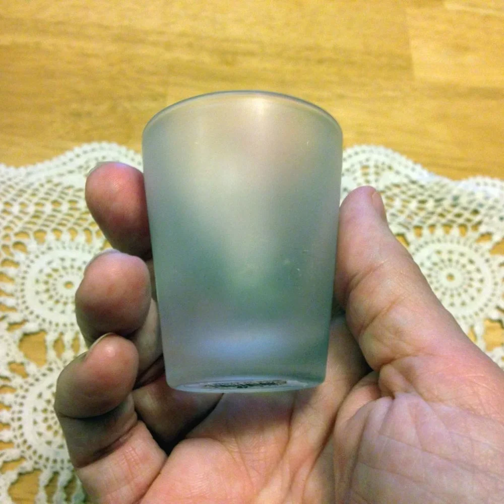 Frosted Shot Glass - Humorous